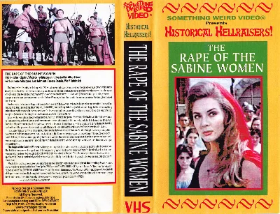 The Rape of the Sabine Women VHS cover