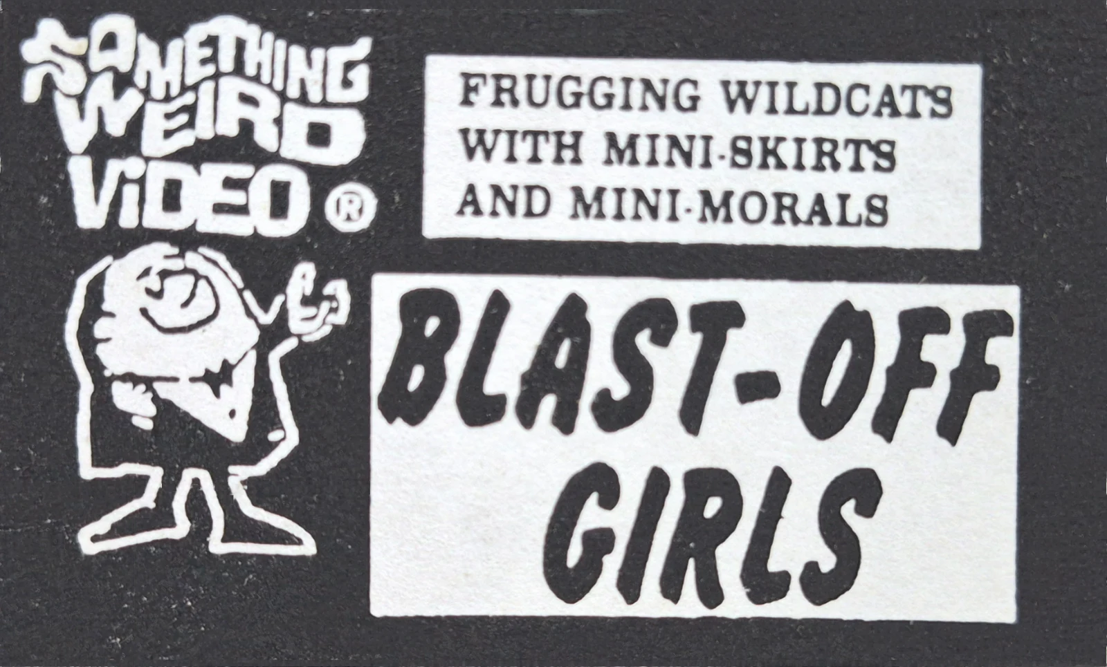 Blast-Off Girls VHS front label scan