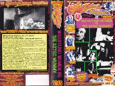 Wrestling Women Vs. The Aztec Mummy VHS cover