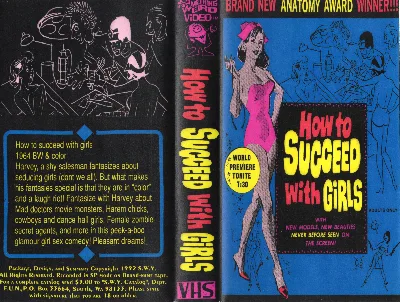 How to Succeed with Girls VHS cover