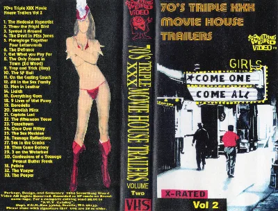 70's Triple XXX Movie House Trailers VHS cover