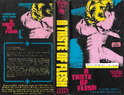 A Taste of Flesh VHS cover