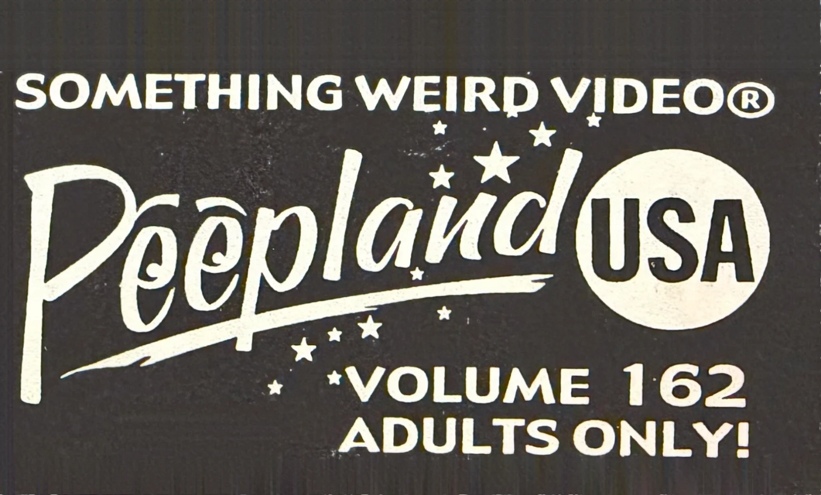 Peepland USA VHS front label scan