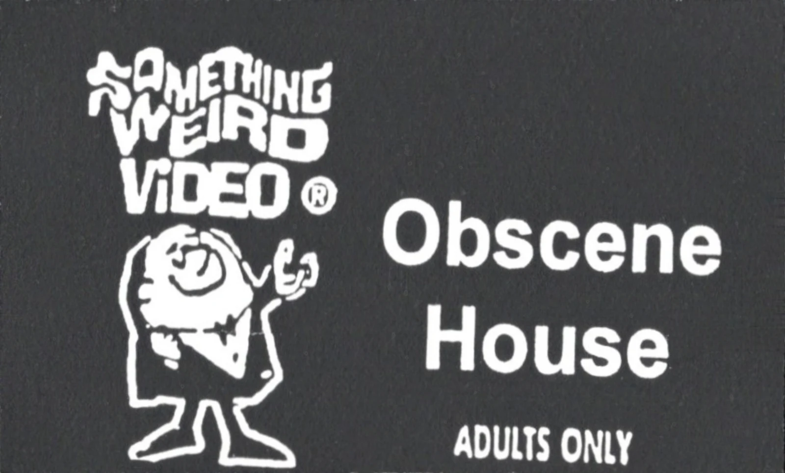 Obscene House VHS front label scan