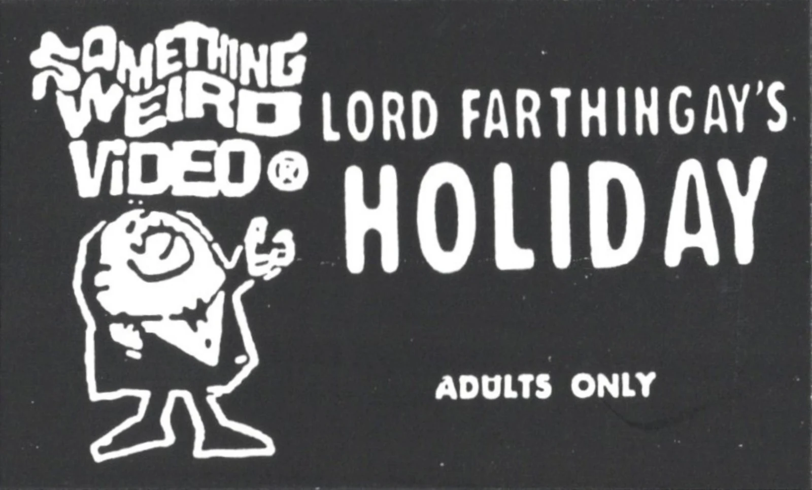 Lord Farthingay's Holiday VHS front label scan