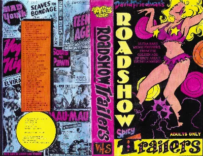 David Friedman's Roadshow Trailers VHS cover