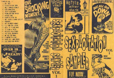 Sexploitation Sampler VHS cover