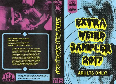 Extra Weird Sampler 2017 VHS cover