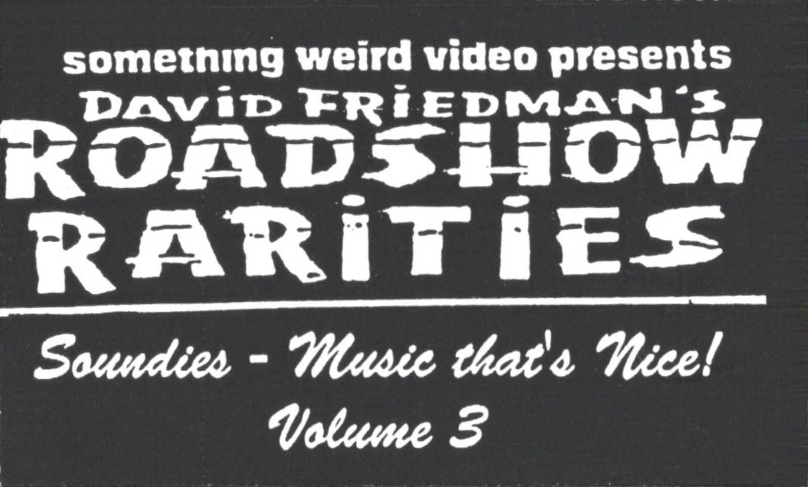 Soundies VHS front label scan