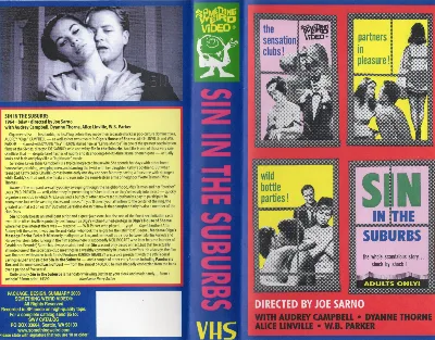 Sin in the Suburbs VHS cover