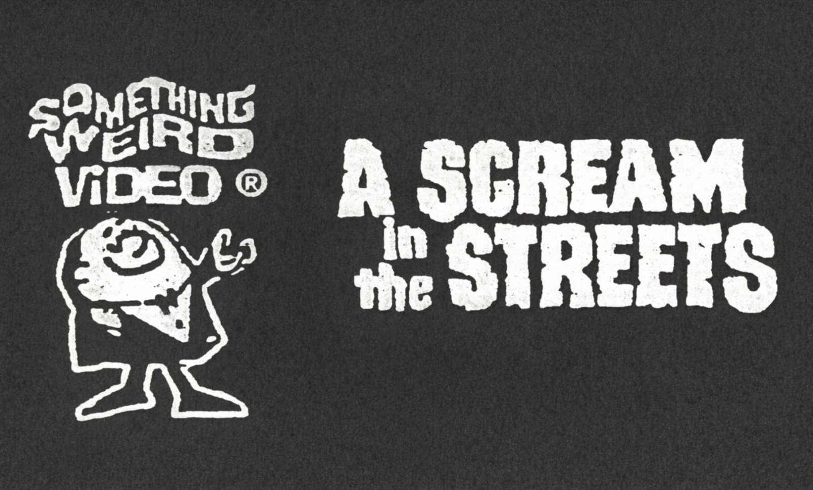 A Scream in the Streets VHS front label scan