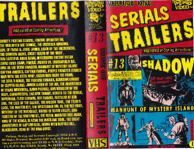 Serials Volume 1 Trailers VHS cover
