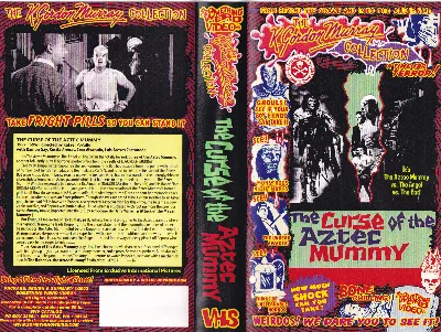 The Curse of the Aztec Mummy VHS cover
