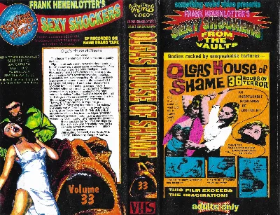 Olga's House of Shame VHS cover