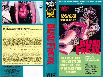 Blood Freak VHS cover