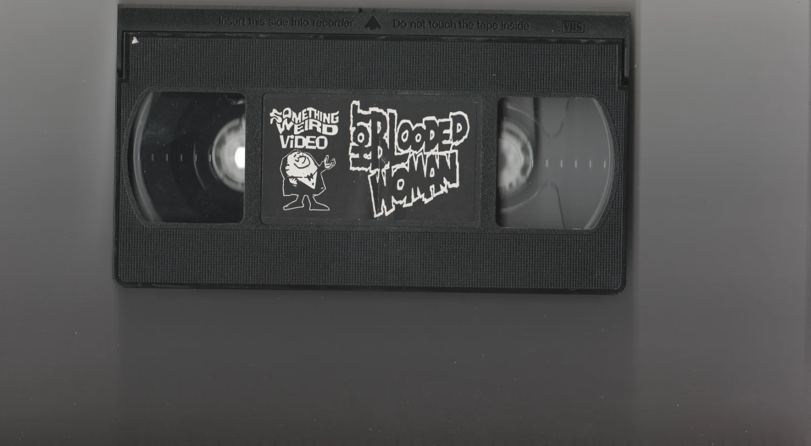 Hot Blooded Woman VHS front label scan
