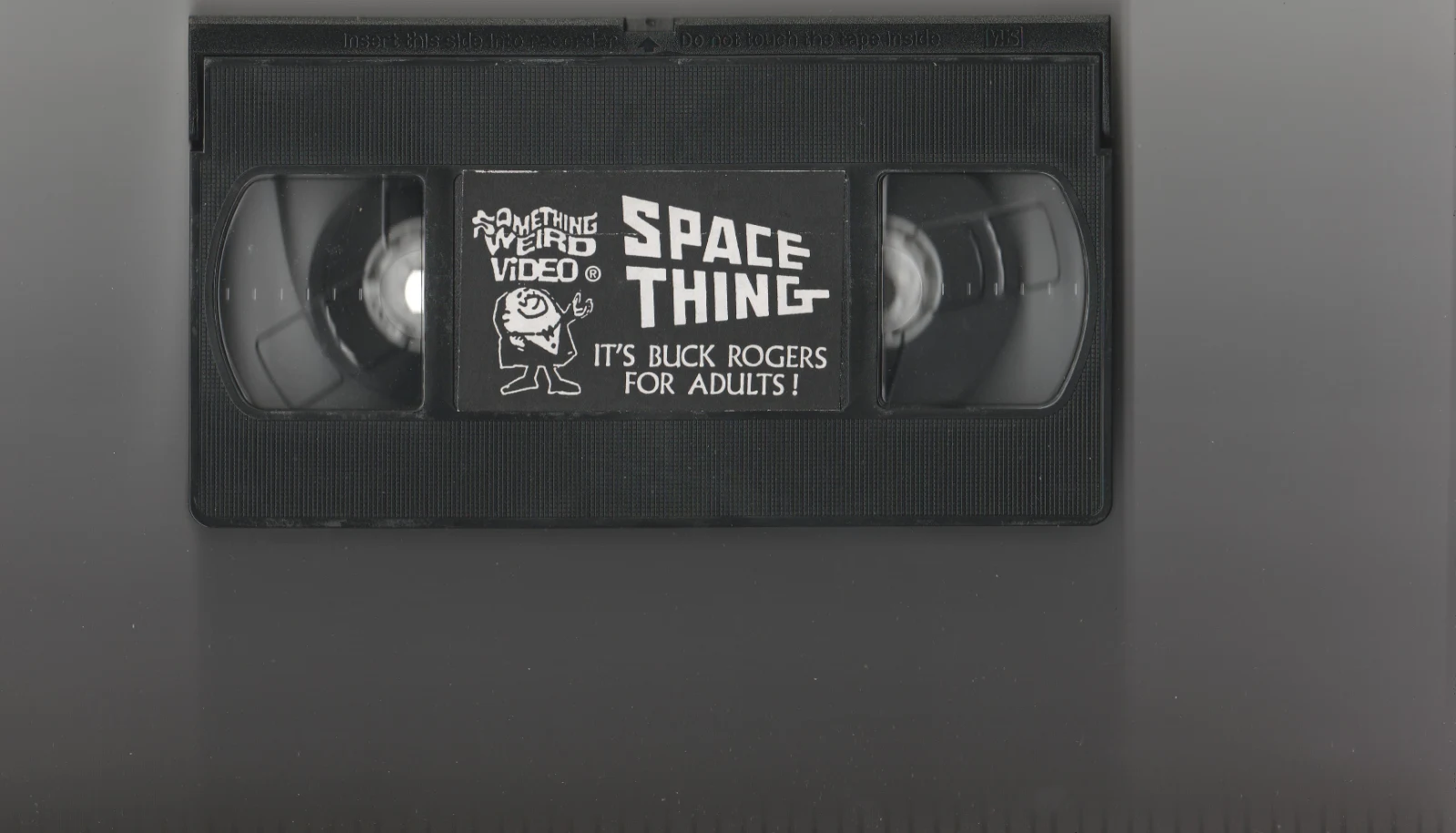Space Thing VHS front label scan