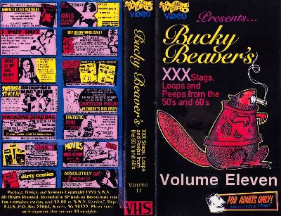 Bucky Beaver's XXX Stags, Loops and Peeps from the 50's and 60's VHS cover
