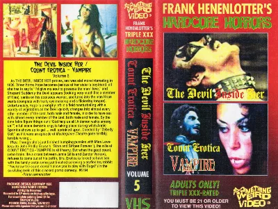 Hardcore Horrors VHS cover