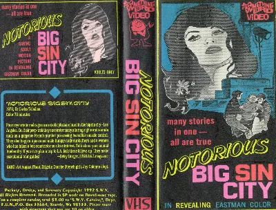 Notorious Big Sin City VHS cover