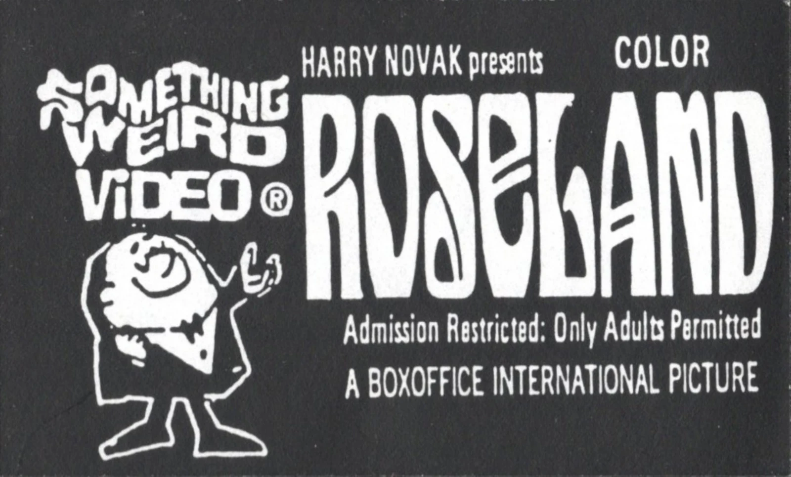 Roseland VHS front label scan