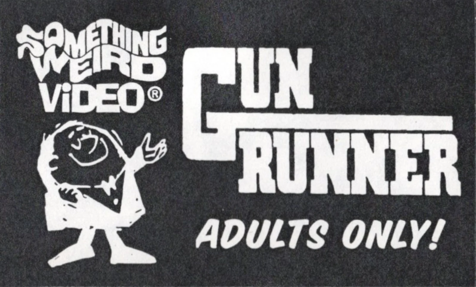 Gun Runner VHS front label scan