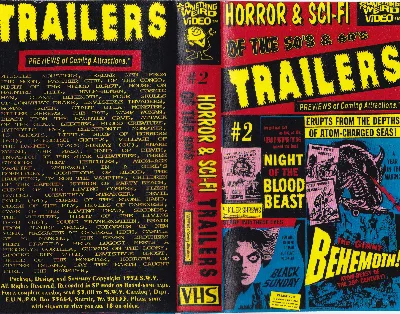 Horror & Sci-Fi TRAILERS of the 50’s and 60’s VHS cover
