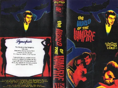 The World of the Vampires VHS cover
