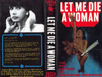 Let Me Die a Woman VHS cover