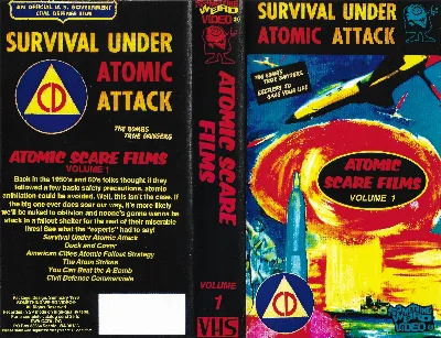 Atomic Scare Films VHS cover