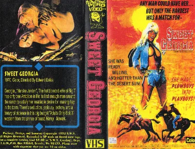 Sweet Georgia VHS cover