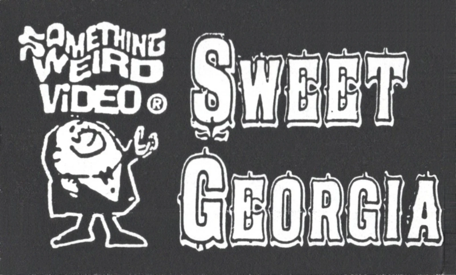 Sweet Georgia VHS front label scan