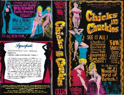 Grindhouse Jollies - Chicks And Chuckles VHS cover