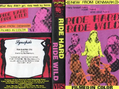 Ride Hard, Ride Wild VHS cover