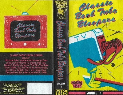 Classic Boob Tube Bloopers VHS cover