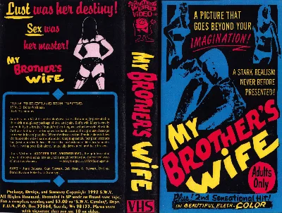 My Brother's Wife VHS cover