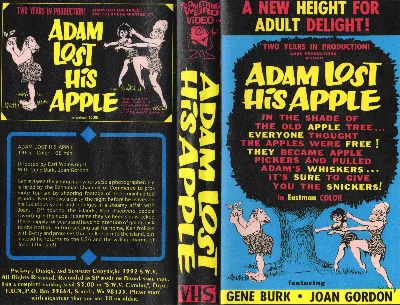 Adam Lost His Apple VHS cover