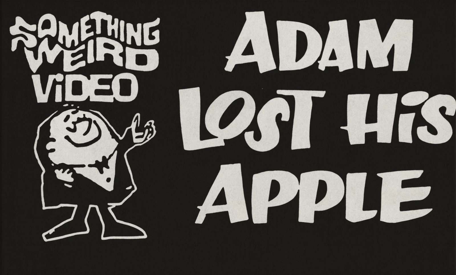 Adam Lost His Apple VHS front label scan