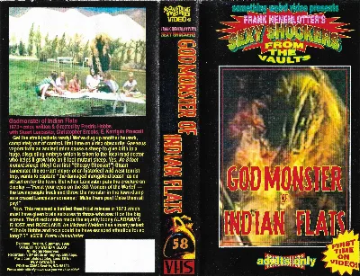 Godmonster of Indian Flats VHS cover