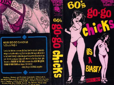60's Go-Go Chicks VHS cover