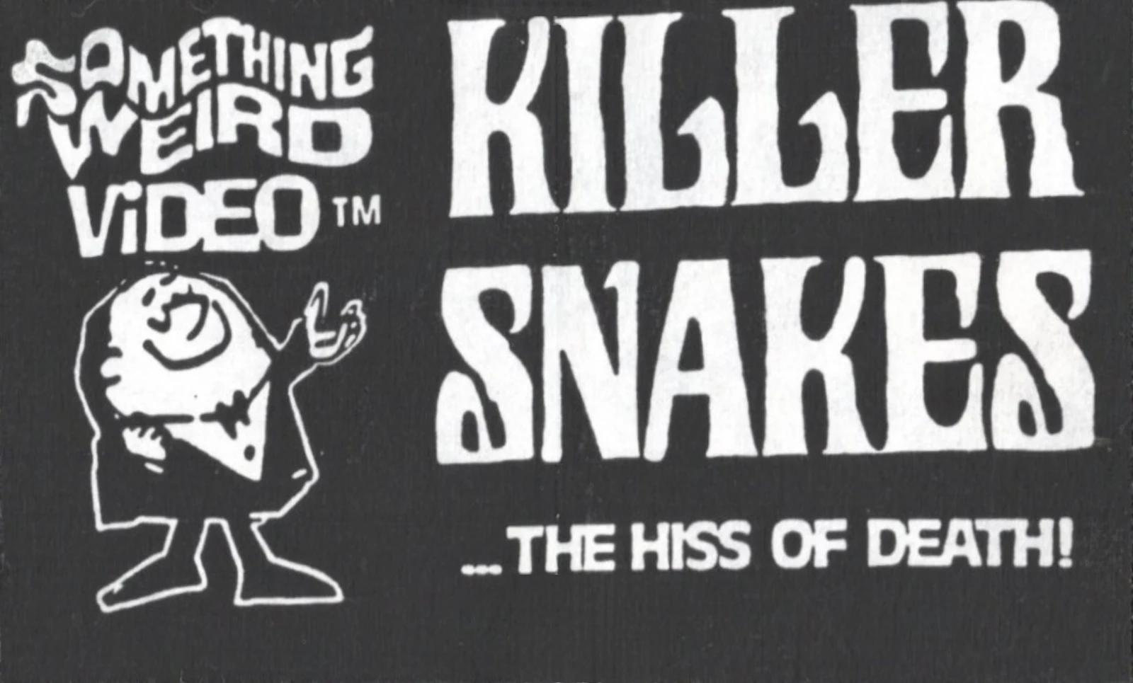Killer Snakes VHS front label scan