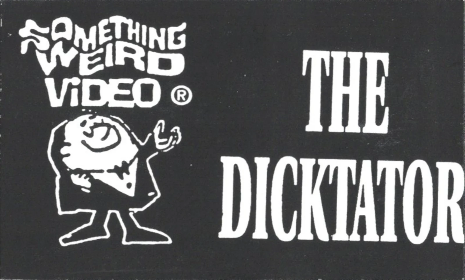 The Dicktator VHS front label scan
