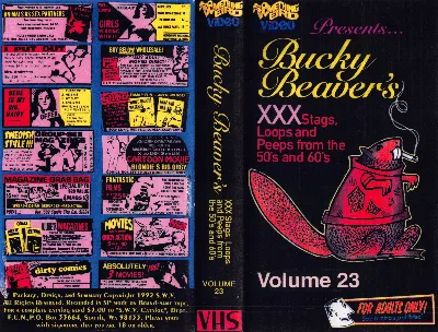 Bucky Beaver's XXX Stags, Loops and Peeps from the 50's and 60's VHS cover