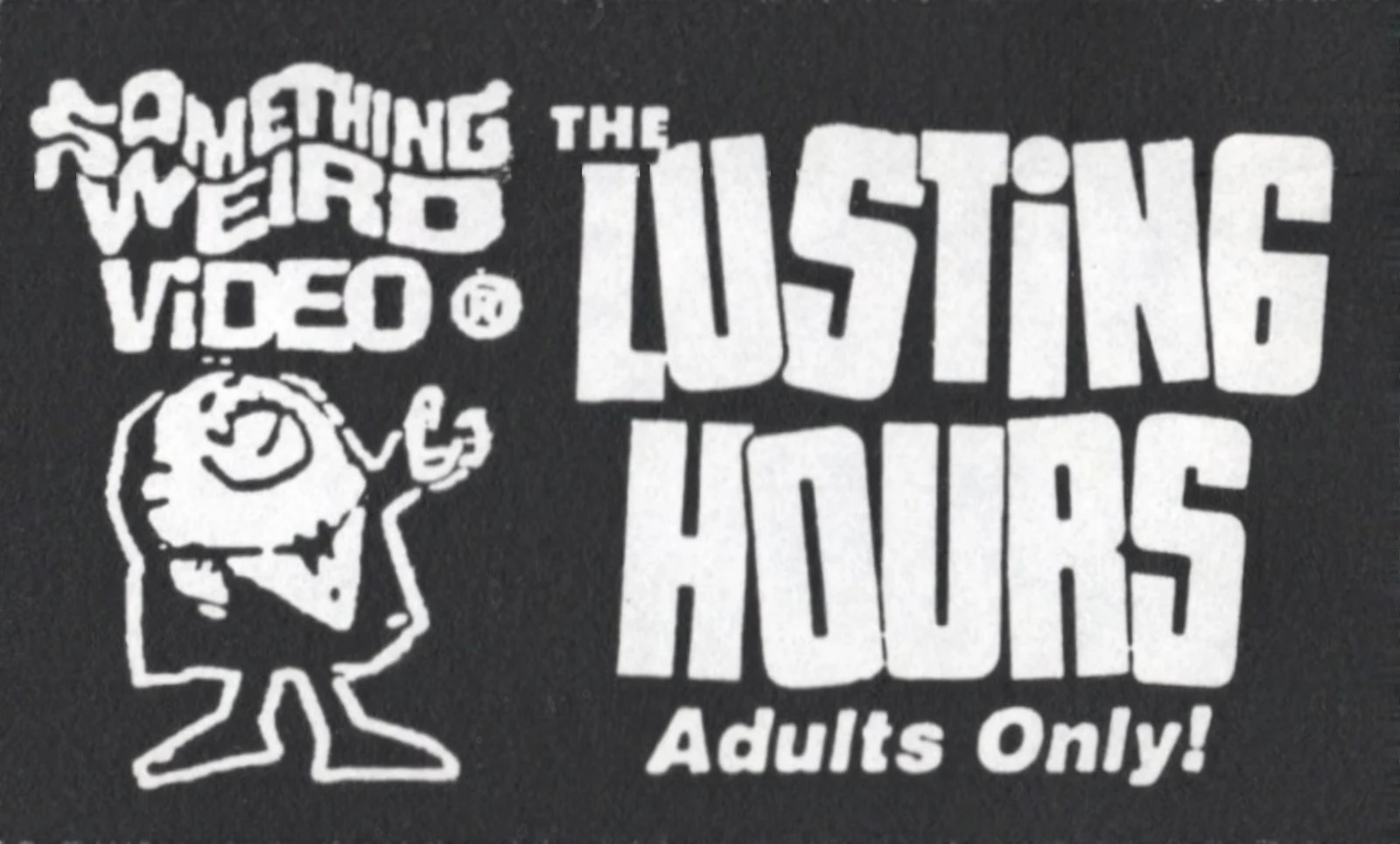 The Lusting Hours VHS front label scan