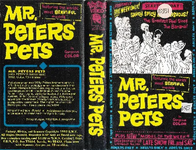 Mr. Peter's Pets VHS cover