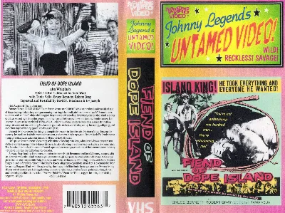 Fiend of Dope Island VHS cover
