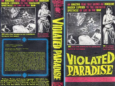 Violated Paradise VHS cover