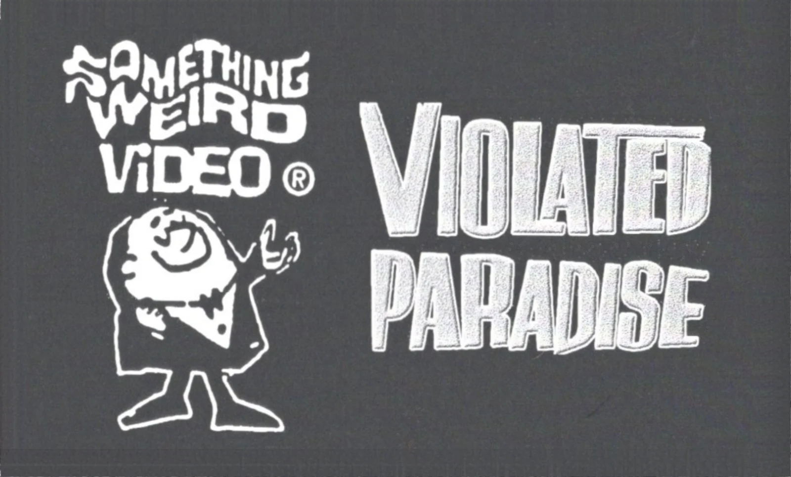 Violated Paradise VHS front label scan