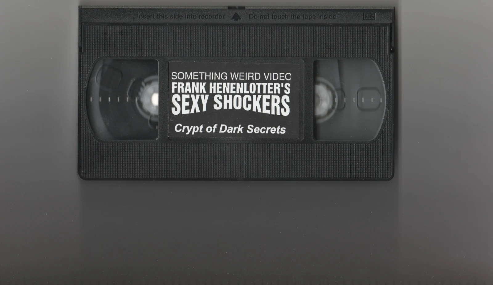 Crypt of Dark Secrets VHS front label scan