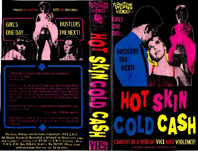 Hot Skin and Cold Cash VHS cover